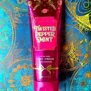 Bath and Body Works TWISTED PEPPERMINT Body Cream